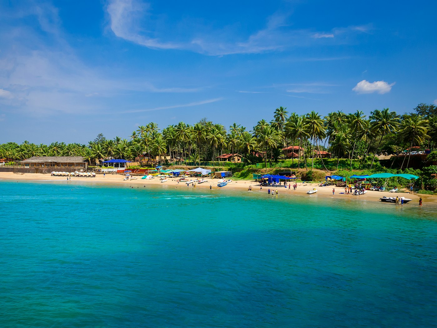Coastal scenery in Goa